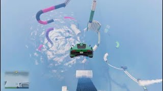 GTA5 Online Parkour - 99.99% Impossible Crazy Krieger Skyhigh Yuka Stunt Race screenshot 5