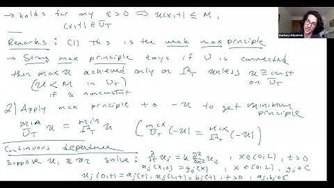 Sept 30 (Pt3): Heat Eqn -- Continuous Dependence & Uniqueness