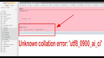How To Fix Error Unknown collation 
