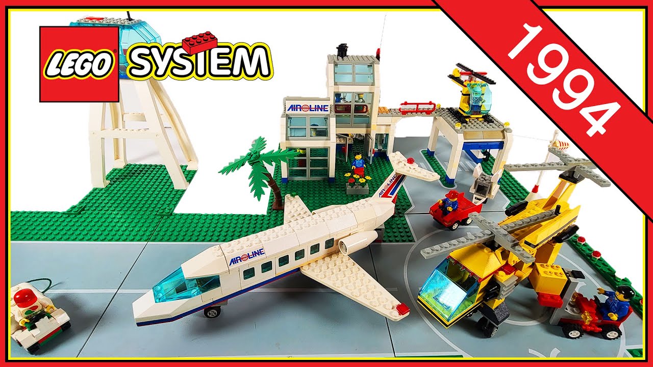 LEGO 6597 Century Skyway Airport (1994) Speed Build Review