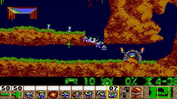 ROMHACK - Lemmings - Colour Palette Mod - Sega MegaDrive PAL
