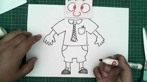 how to make a simple puppet body in our face puppets for kids
