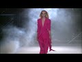 Caroline Trentini walking for Le Lis Blanc