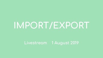 Import/Export Live Playthrough