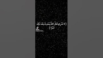 سورة الطلاق فَقَدْ ظَلَمَ نَفْسَهُ لَا تَدْرِي لَعَلَّ اللَّهَ يُحْدِثُ بَعْدَ ذَلِكَ أَمْرًا (1)