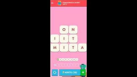 WordBrain 2 Fashionista Event Day 3 June 7 2021 Answers and Solutions