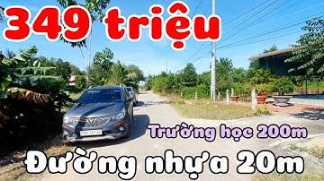 Bán đất đường nhựa 349 triệu cách trường học 200m xã Long Thuận Tây Ninh có thổ cư cách TPHCM 70km