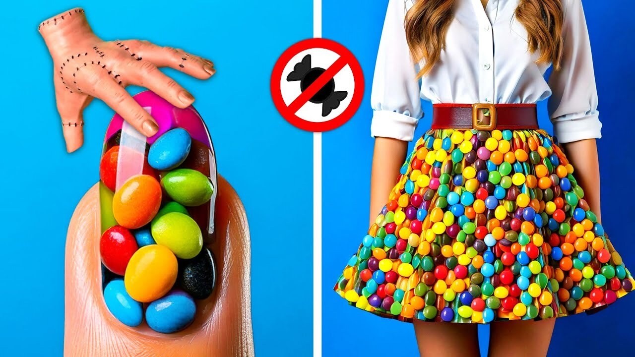 Cách Lén Mang Kẹo Qua Mặt Wednesday Addams || Mẹo & Thủ Thuật Đồ Ăn Tuyệt Đỉnh