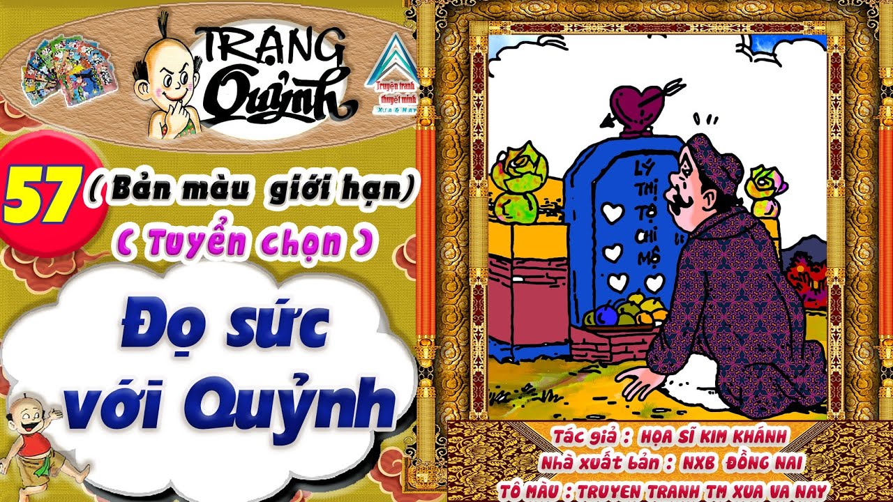 Trạng Quỷnh I Tập 57 I Bản màu giới hạn tuyển chọn: Đọ sức với Quỷnh @Truyen tranh TM xua va nay