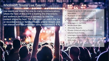 Microsoft Teams Live Events - End to End