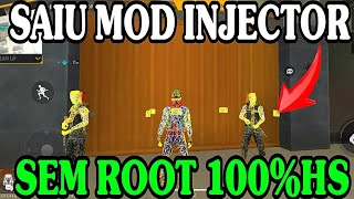 SAIU! MOD MENU  INJECTOR FF NO ROOT GRATIS ATUALIZADO AIMBOT 360 100%HS ESP LINHAS