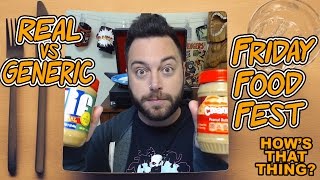 Real vs Generic: Peanut Butter, Lucky Charms and Oreos