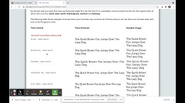 A List Of CSS Fonts | Intro To Web Technologies (HTML, CSS, JavaScript)