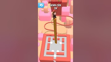 🎮Stacky Dash Game 🧍Level 123 Android 🪵IOS #stacydashgame #gameplay #shorts   #mobilegame
