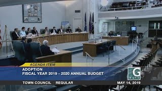 Town Council  - Regular Meeting - May 14, 2019