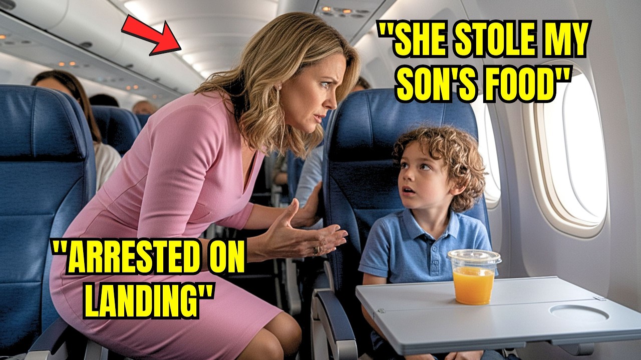 HOA Karen Steals 8-Year-Old's Meal Mid-Flight — Pilot's Announcement Left 200 Passengers Speechless