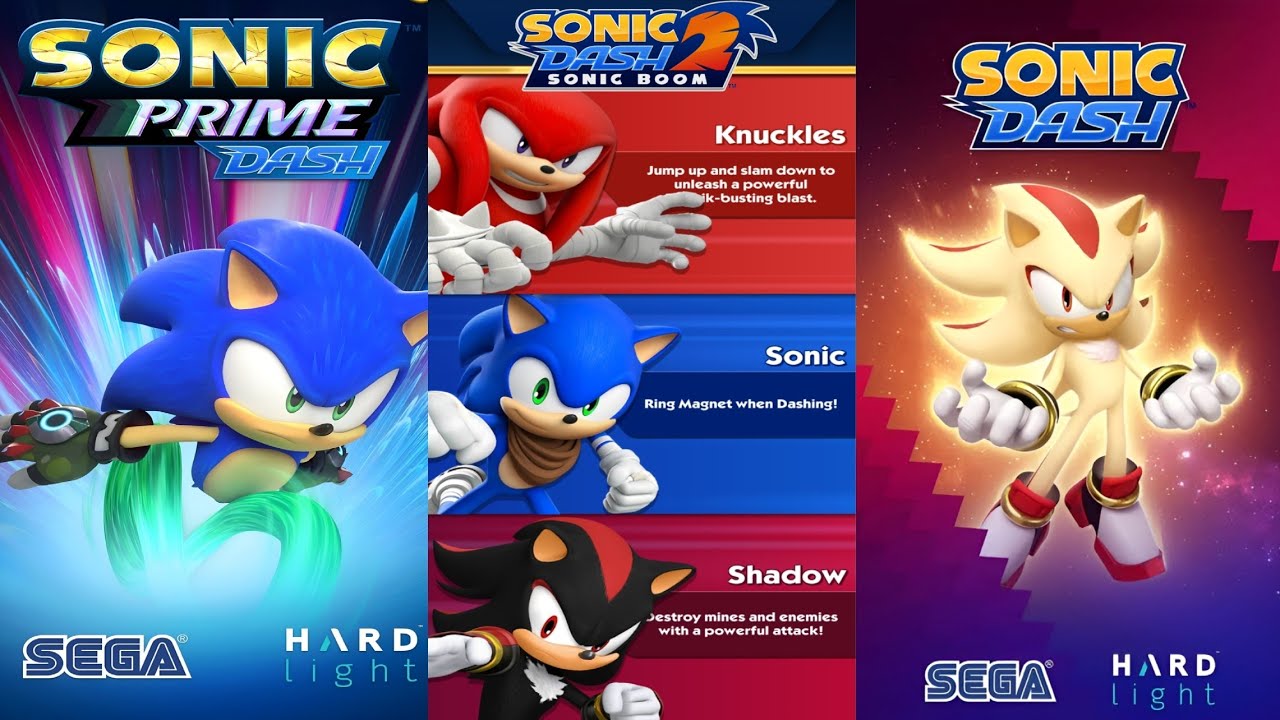 Sonic Prime Dash 🆚 Sonic Boom 🆚 Sonic Dash Vs All Bosses Zazz Eggman ...