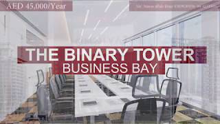 Office Space For Rent In The Binary Tower At Business Bay - Dubai