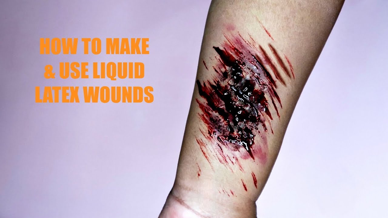 Halloween - Liquid Latex - How to use it & make your own