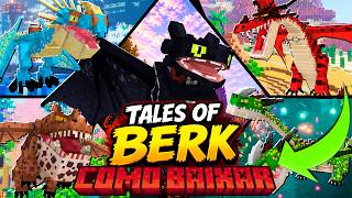 COMO BAIXAR ADDON TALES OF BERK 2.1 - COMO TREINAR O SEU DRAGÃO NO MINECRAFT!!! Addon Bedrock 26.10