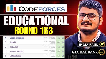 Codeforces Educational Round 163 Solution Discussion | ABCDE