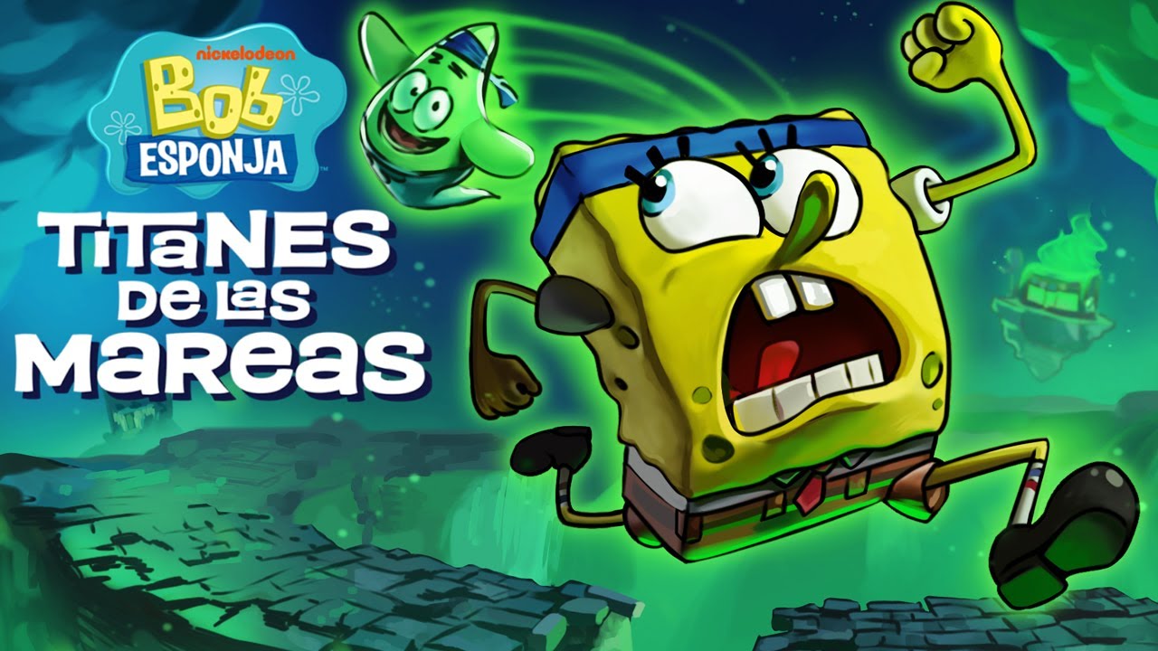 LOS TITANES ME LA MAREAN 🧽🍍 - Bob Esponja: Titanes de la Marea [COMPLETO] | Roier