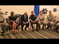 President Trump visits the Las Vegas Metropolitan Police Department