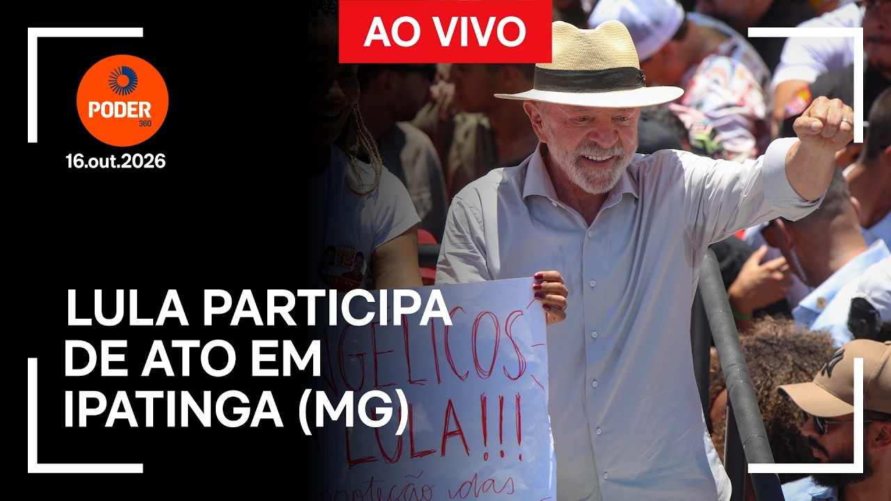 Ao vivo: Lula participa de ato em Ipatinga (MG) nesta 6ª feira