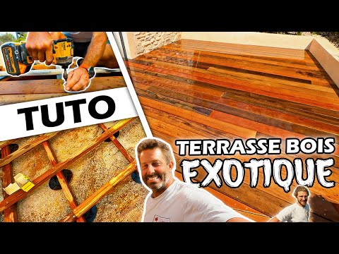 "Exotic wood decking installed!" 👍