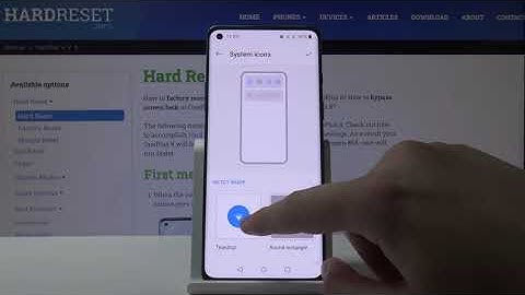 OnePlus 8 and Display Features - Change Icon Shape