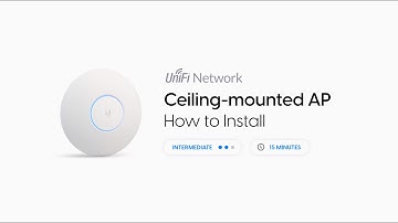 How to Install: Ubiquiti UniFi Access Point (Ceiling-Mounted)