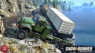 SnowRunner: Mack Defense M917 Heavy Haul vs CLIFF! NEW Season 10 DLC Gameplay
