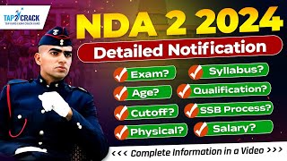 NDA 2 2024 Notification | NDA 2 2024 Age Limit, Syllabus, Salary, Cutoff | NDA 2 2024 Full Details