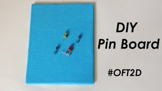 Make your own DIY Pin Board पिन बोर्ड घर पे बनाये #OFT2D screenshot 2