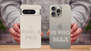 Google Pixel 8 Pro Vs iPhone 15 Pro Max | Full Comparison ⚡ Which one is Best?