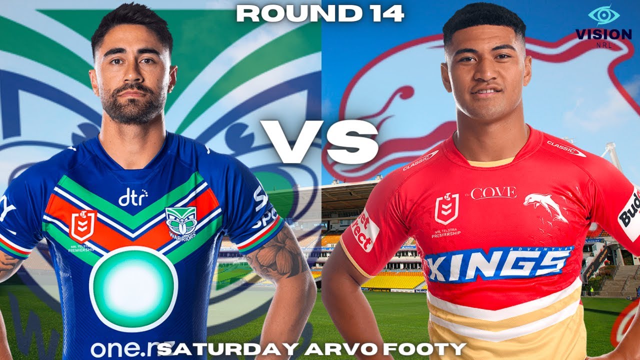 Warriors vs Dolphins NRLVISION live stream round 14 YouTube