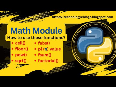 how to use python math module | solve mathematical problems in python #python #maths #solveproblem