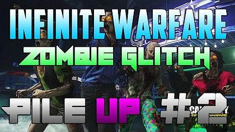 Call of Duty Infinite Warfare Zombie Pile up Glitch New on Spaceland HD (2016)