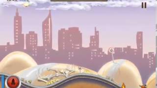 Rocket Chicken (Fly Without Wings) ios gameplay screenshot 1