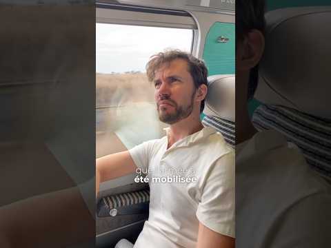 POV : Il a un peu neigé et tu es dans le train