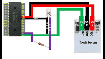 PIC16F877A interface capacitive touch anti interference button.