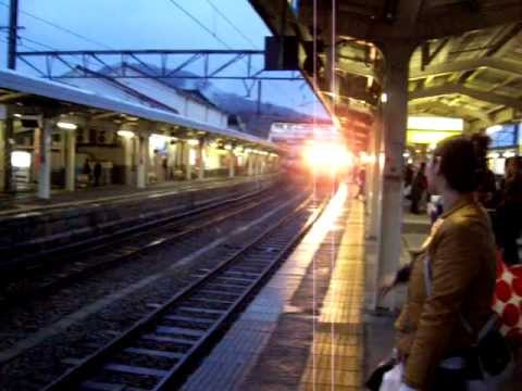 キハ181系　はまかぜ6号　城崎温泉駅入線