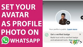 Как выбрать свой аватар в качестве фото профиля WhatsApp screenshot 5
