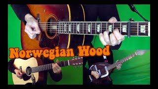 Video thumbnail of "Norwegian Wood - Isolated Acoustic, 12-string and Sitar"