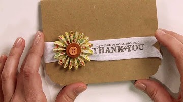 All About Embellishments: Stamp Sentiment or Pattern Across Ribbon