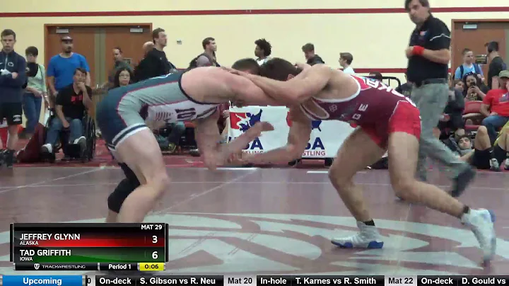 Junior 170 Jeffrey Glynn Alaska Vs Tad Griffith Iowa