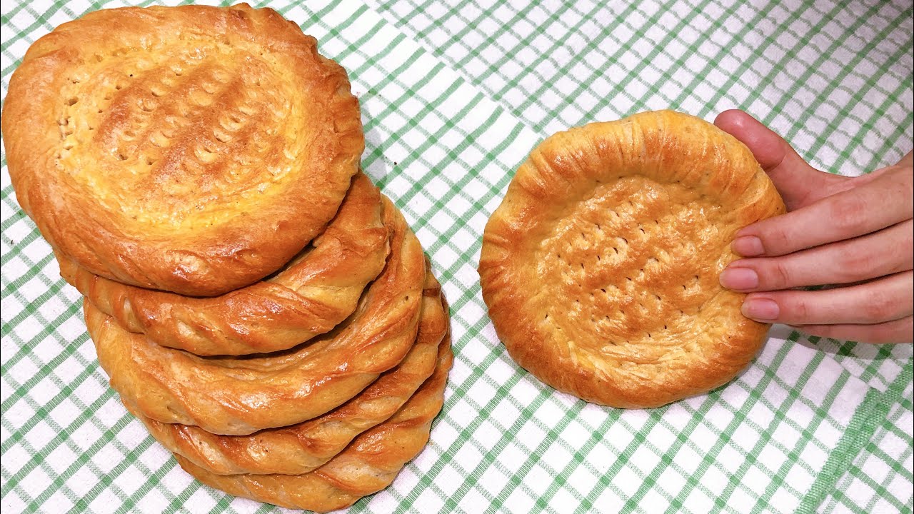 Naan Roghani / Afghan Kulcha Recipe / Tandoori Naan Bread /  طرز تهیه نان روغنی افغانی / کلچه شیرین