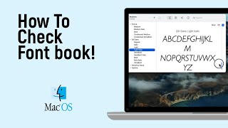 How to Check Font book In Macbook [easy]