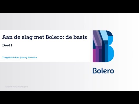 Beleggen met Bolero - deel 1 - basis