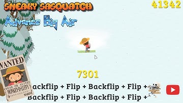 Sneaky Sasquatch Record - Advance Big Air Contest [Apple Arcade]